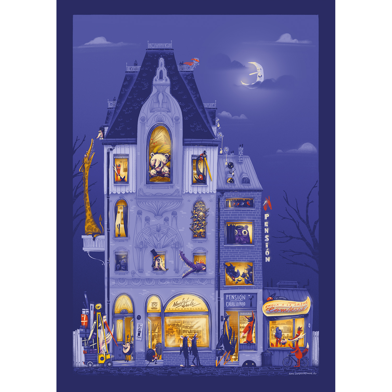 Adventskalender - Hier gleich um die Ecke, A3