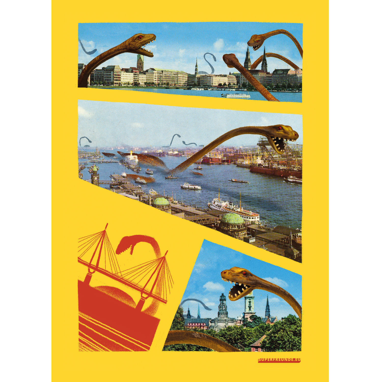 KDZ - Hamburg, Plakat A3
