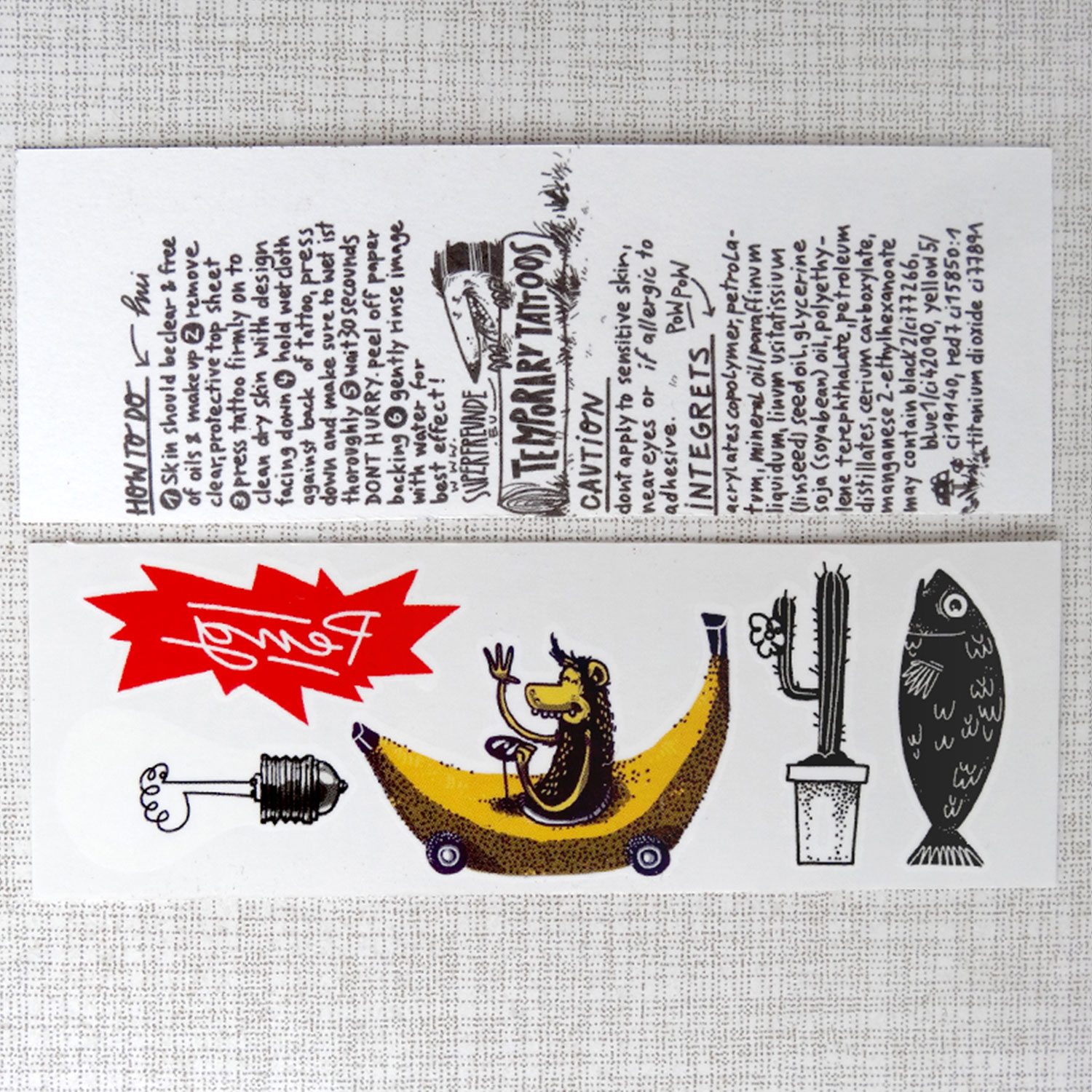 temporäre Tattoos