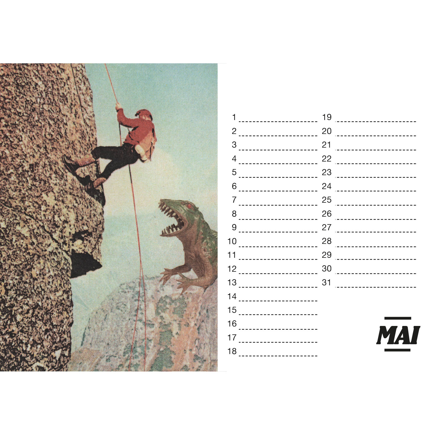 Kalender der Zerstörung, Tischkalender A5 Querformat