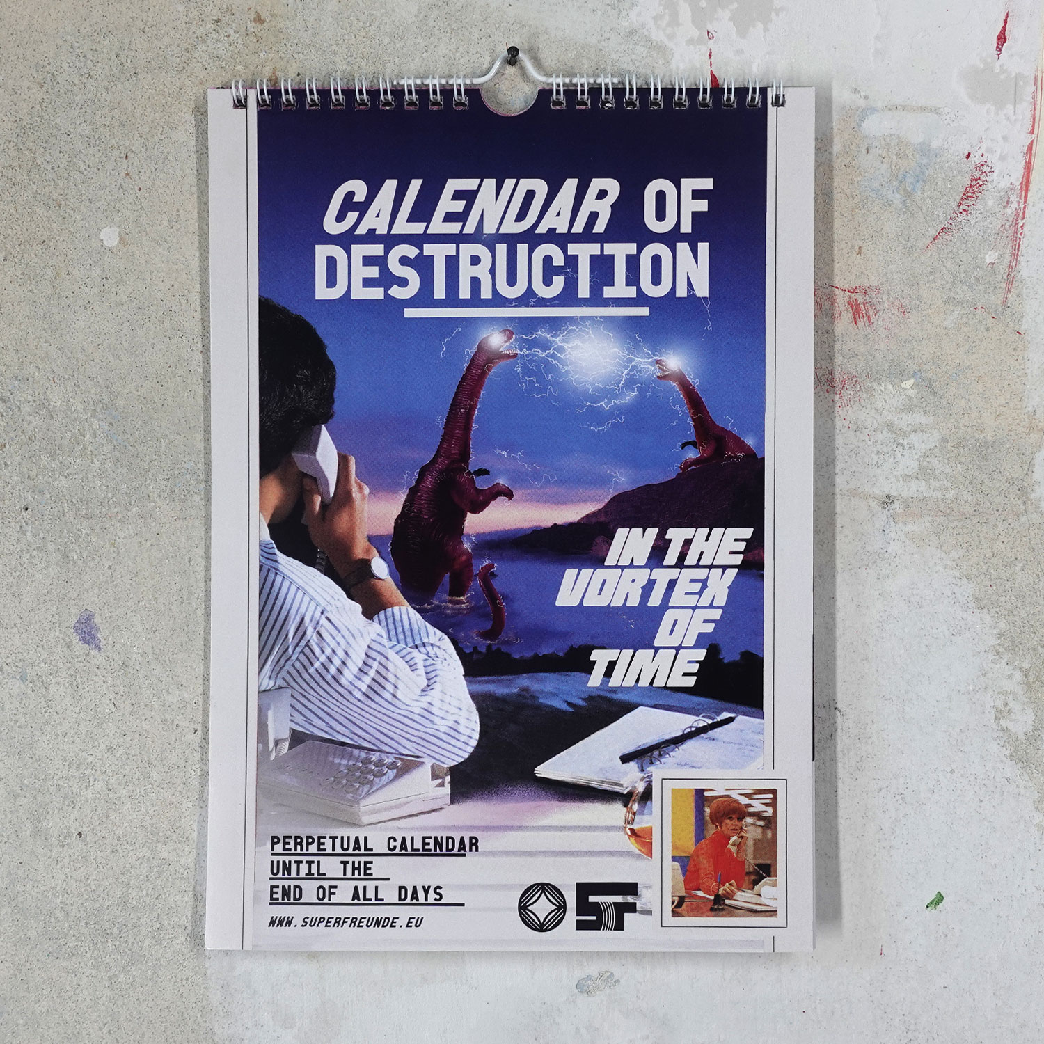 Calendar of Destruction - in the vortex of time - A4 Kalender