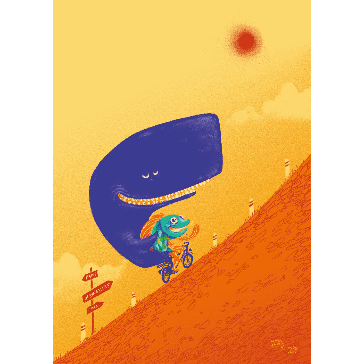 Auf nach Heringsdorf, Plakat A3