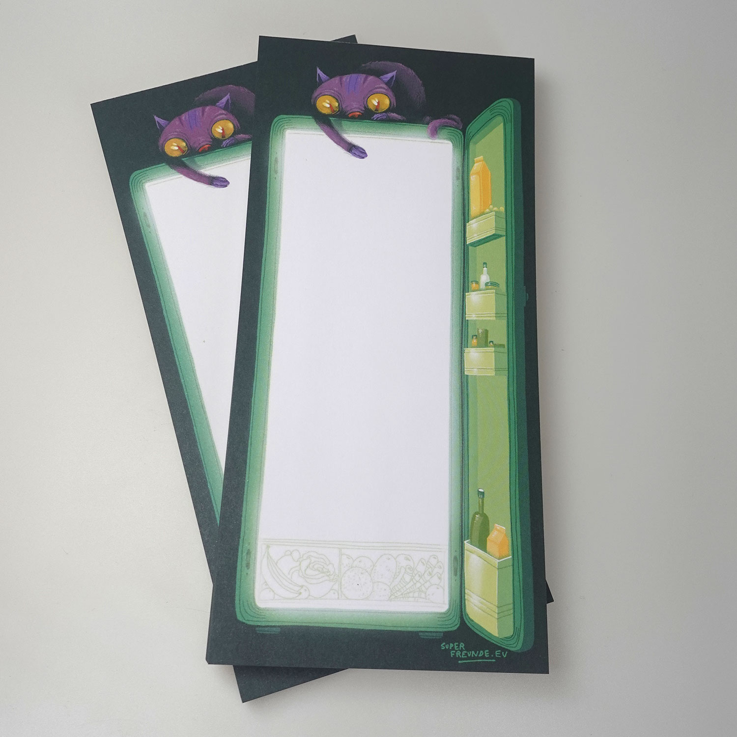 Küche, Notizblock A6 lang 50 Blatt