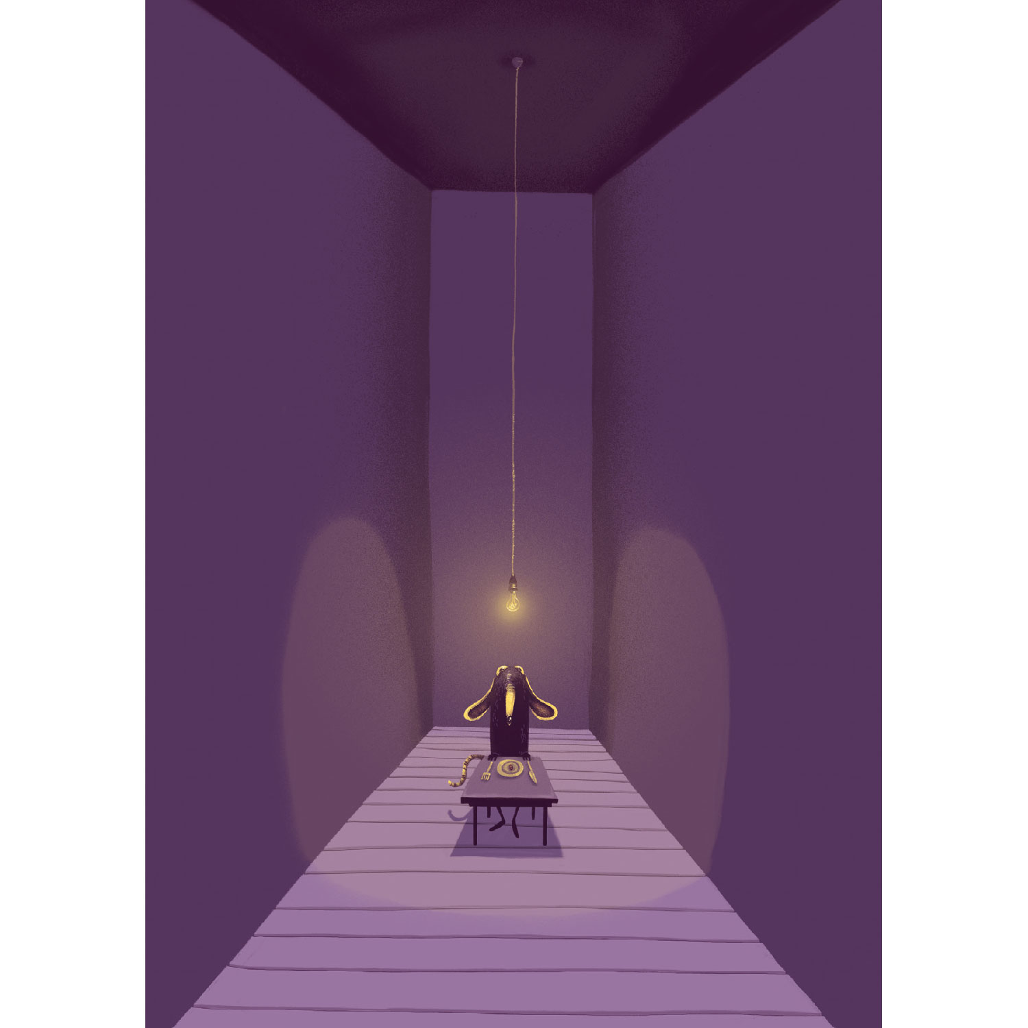 Das kleine Tellerchen, Postkarte