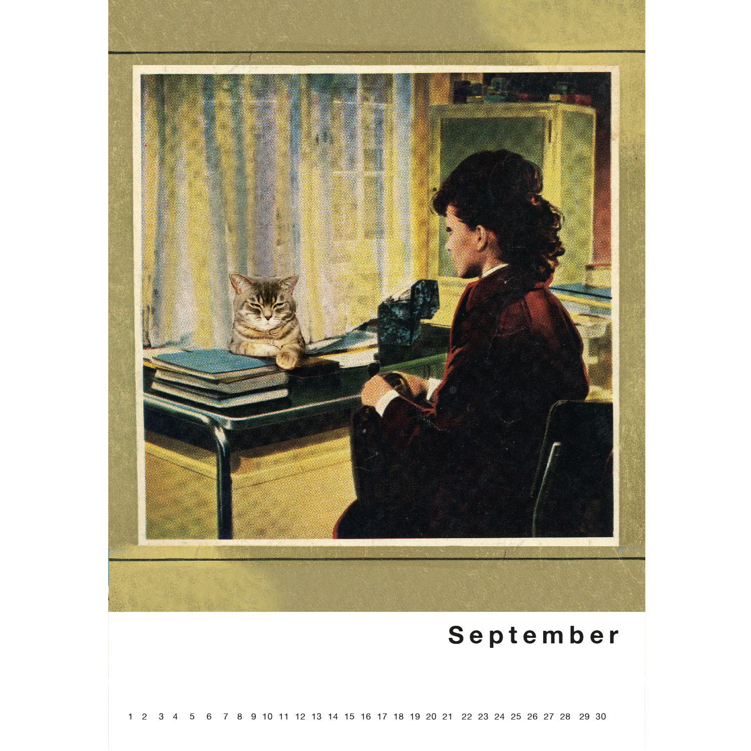 Streuner 3, immerwährender Kalender A4