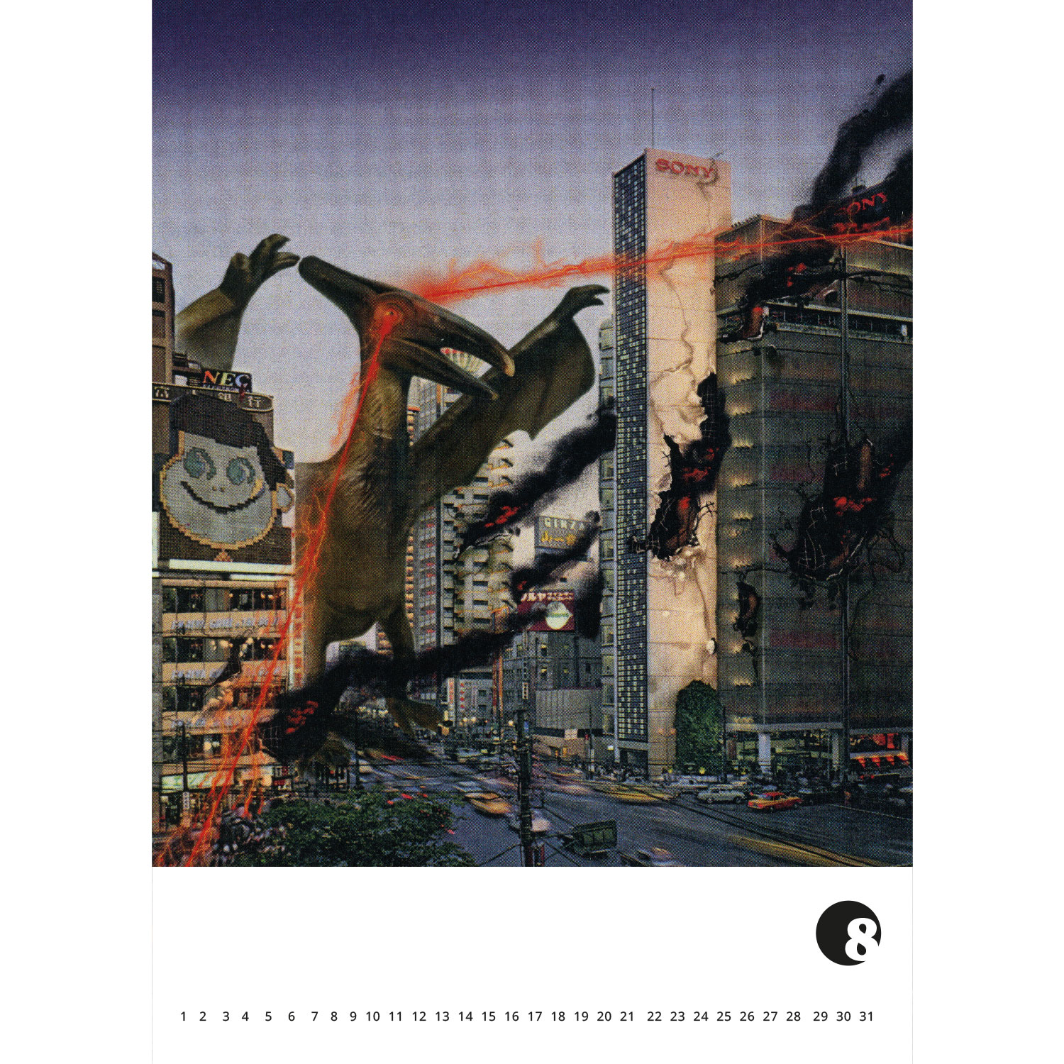 Kalender der Zerstörung 3 - The Way to Utopia, Immerwährender Kalender A4