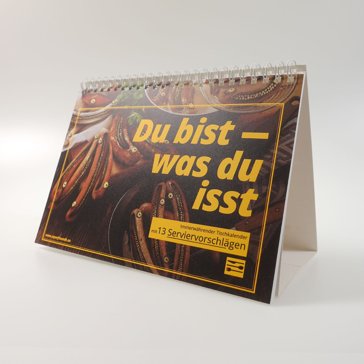Du bist was du isst, Tischkalender A5 Querformat