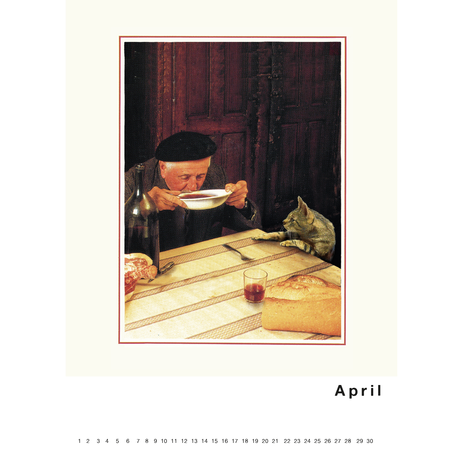 Streuner 2, Immerwährender Kalender A4
