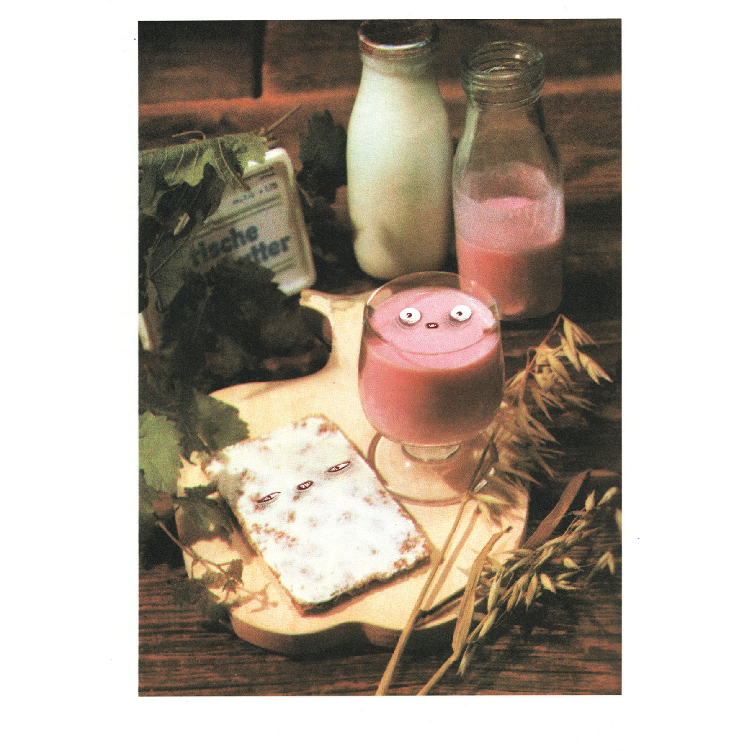 Du bist was du isst - Frühstück, Postkarte