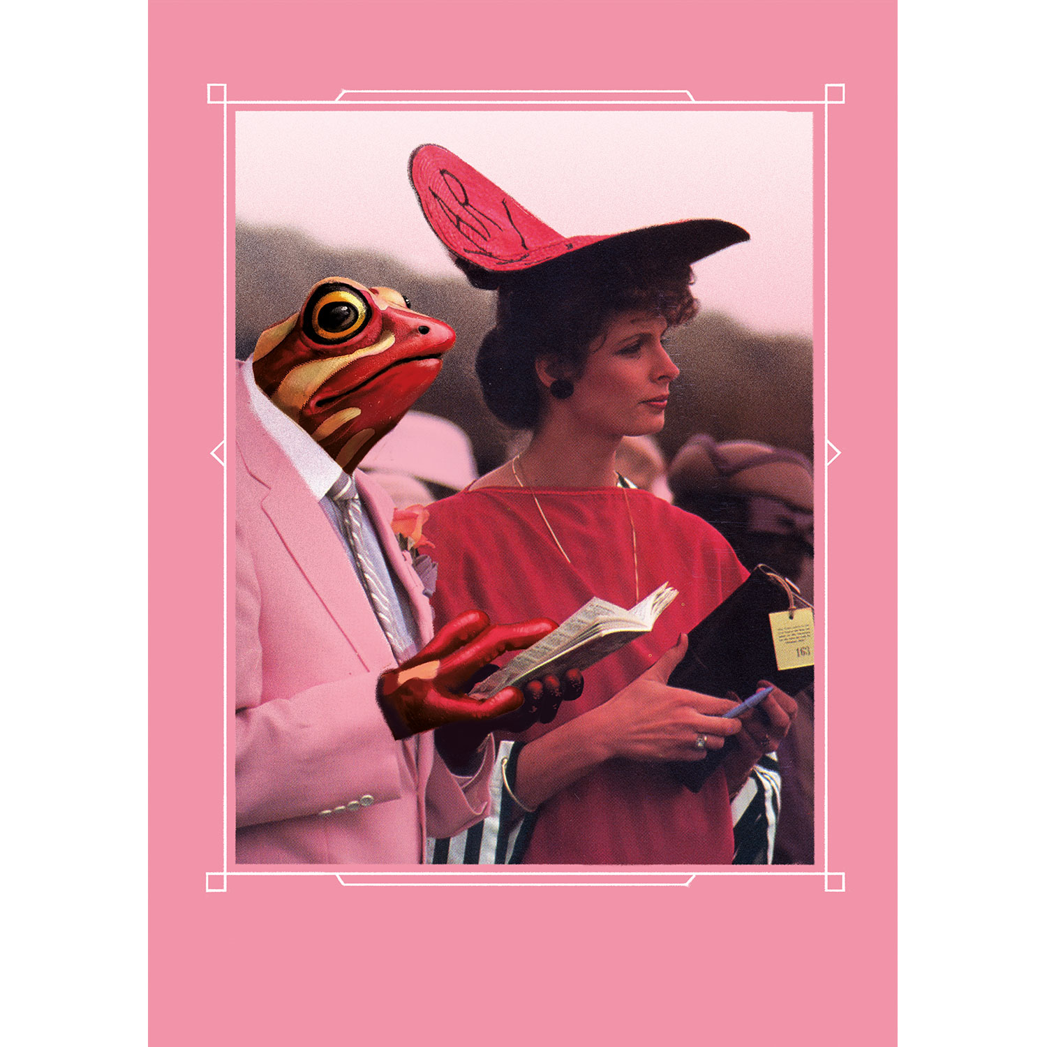 Oh LaLa Couple,Wedding, Postkarte