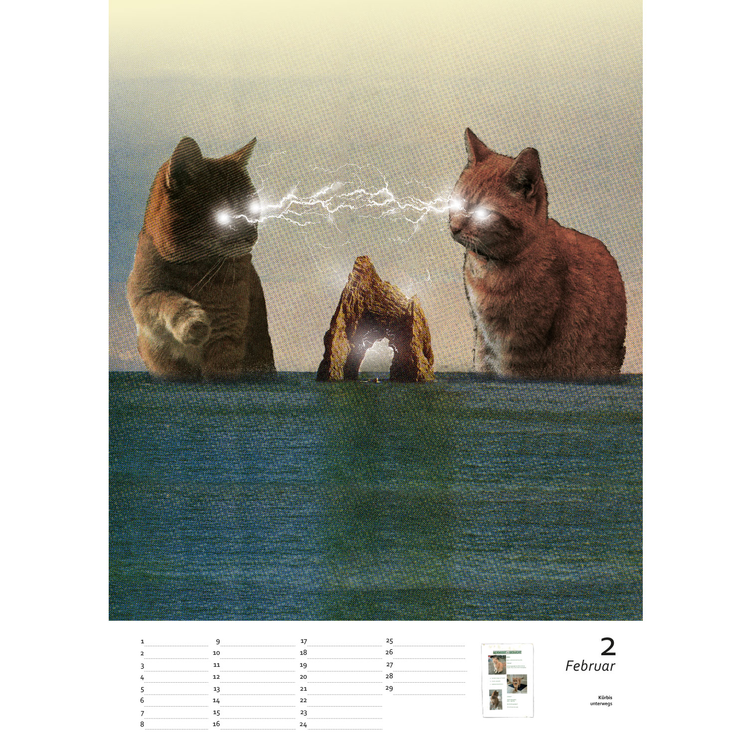 Streuner die schönsten Momente Teil2 , Immerwährender Kalender A3