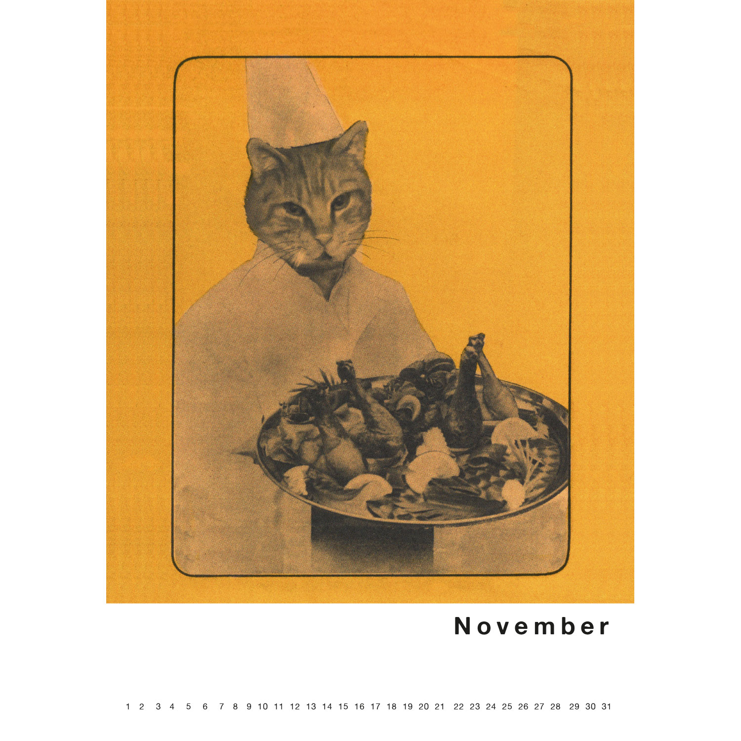 Streuner 1, Immerwährender Kalender A4