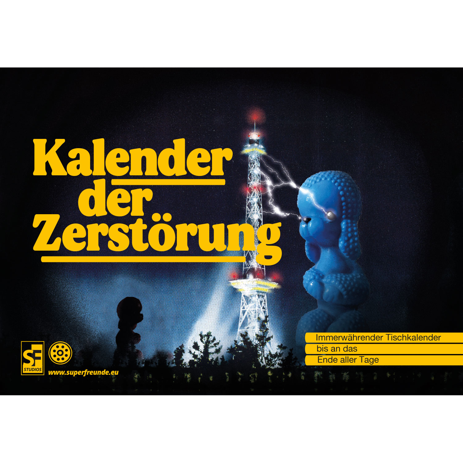 Kalender der Zerstörung, Tischkalender A5 Querformat