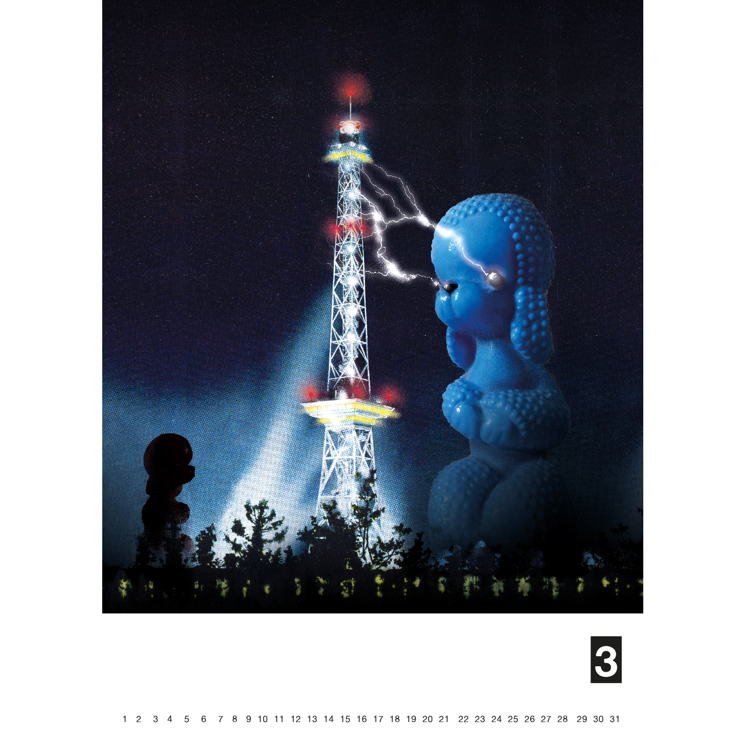 Kalender der Zerstörung - Kampf gegen die Zeit, Immerwährender Kalender A4