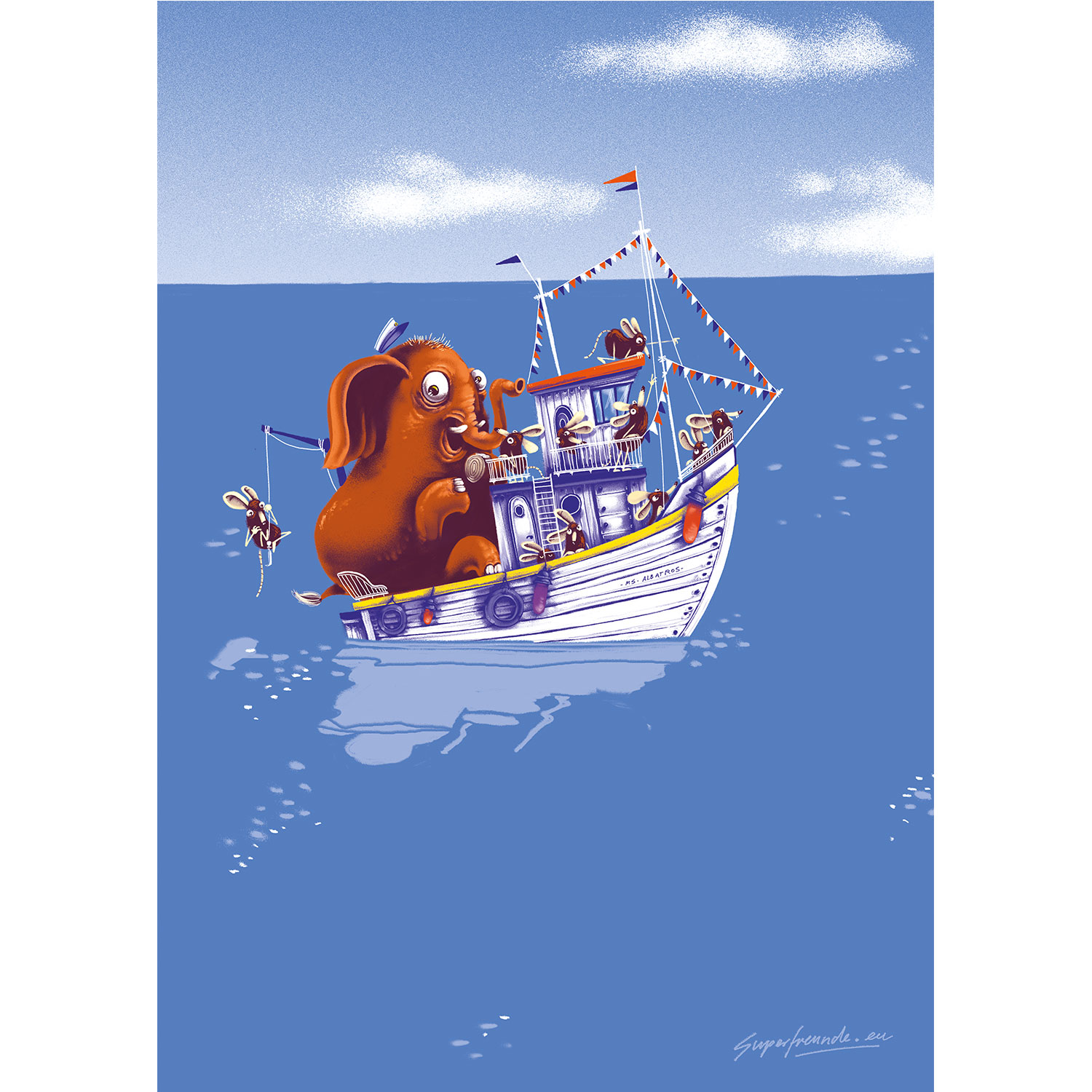 MS Albatros, Plakat A3