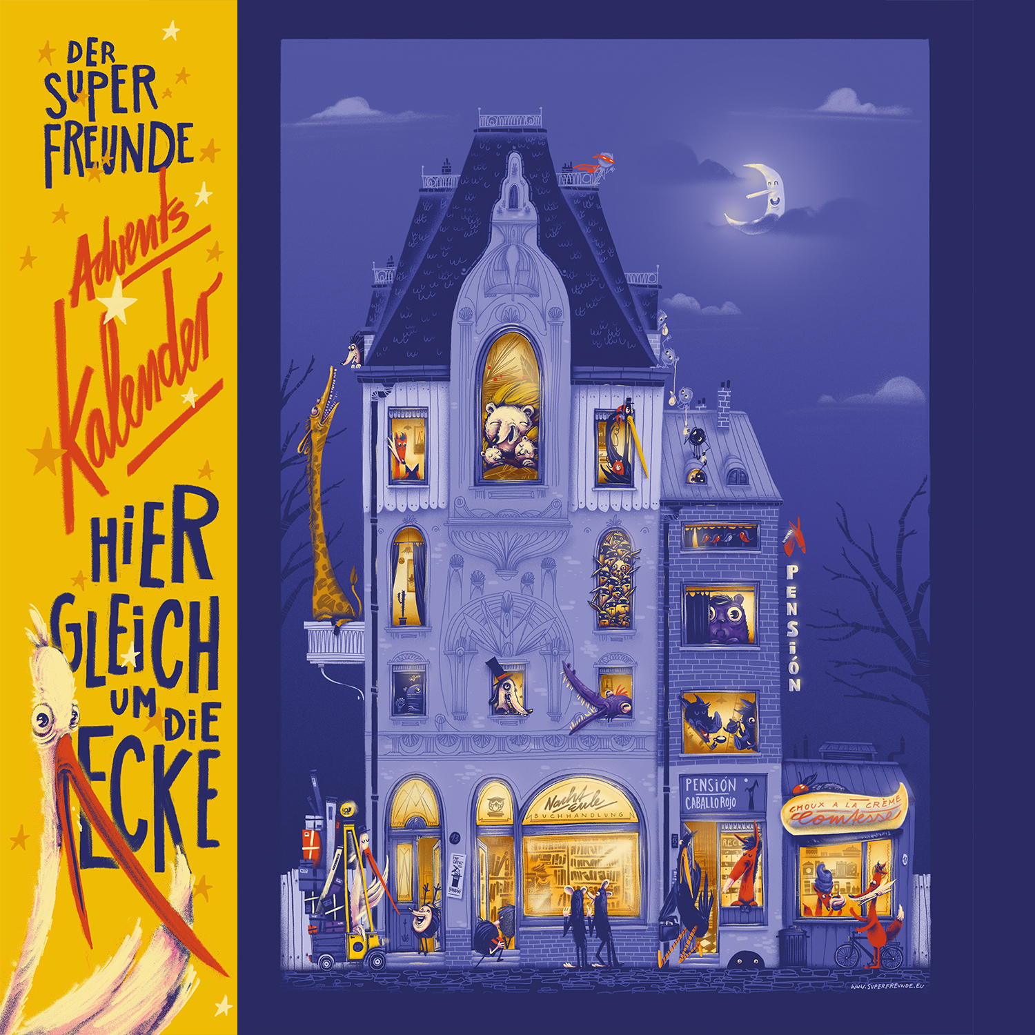 Adventskalender - Hier gleich um die Ecke, A3