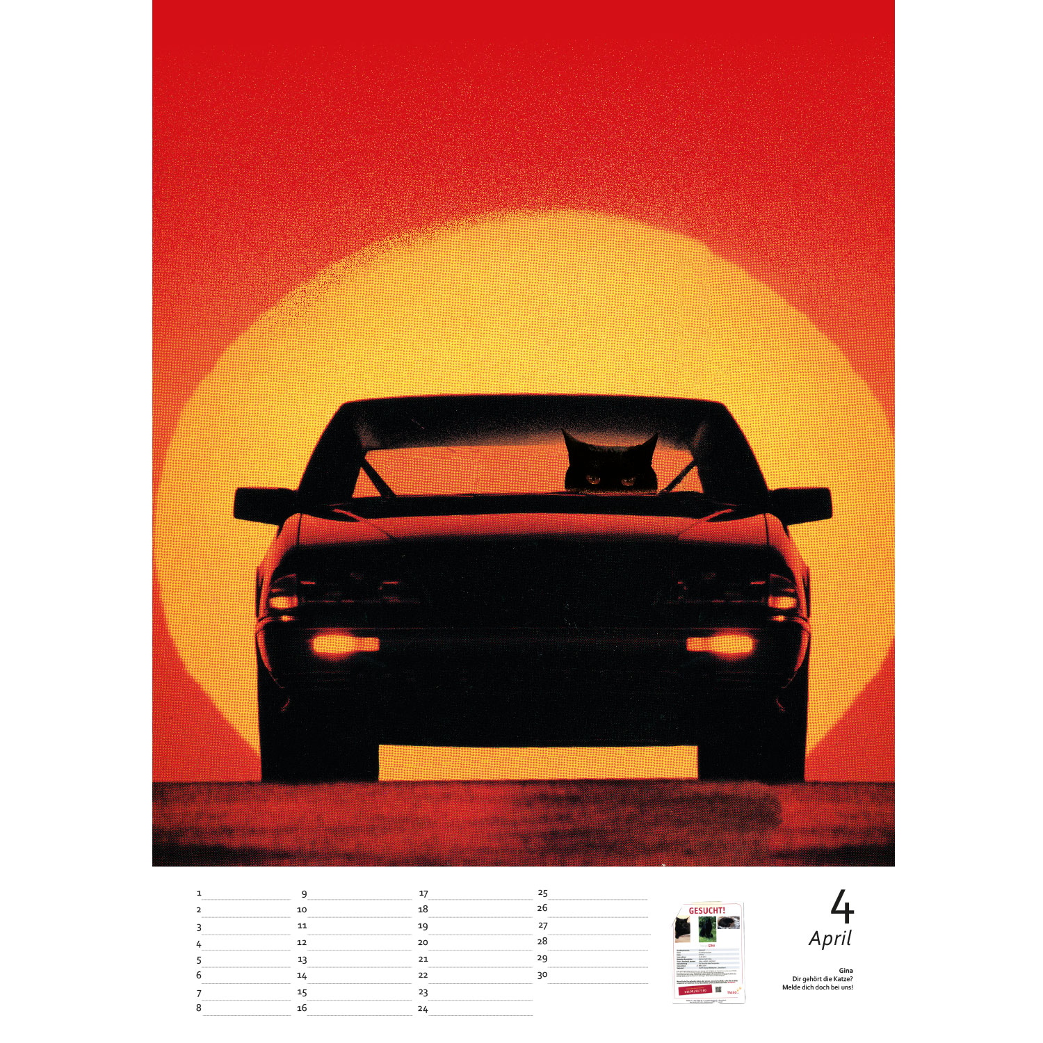 Streuner die schönsten Momente Teil2 , Immerwährender Kalender A3
