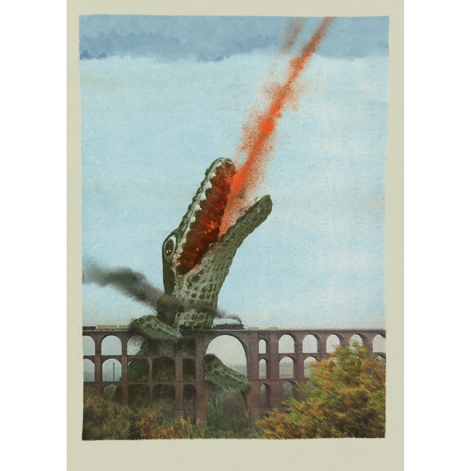 KDZ - Göltschtalbrücke, Postkarte