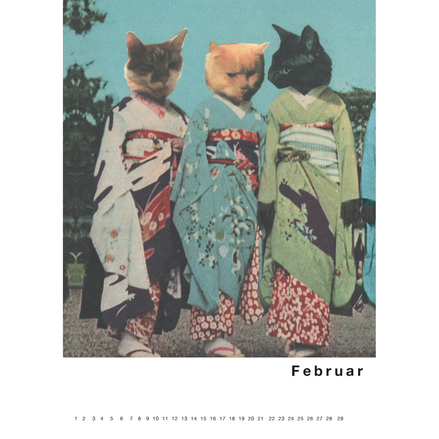 Streuner 1, Immerwährender Kalender A4