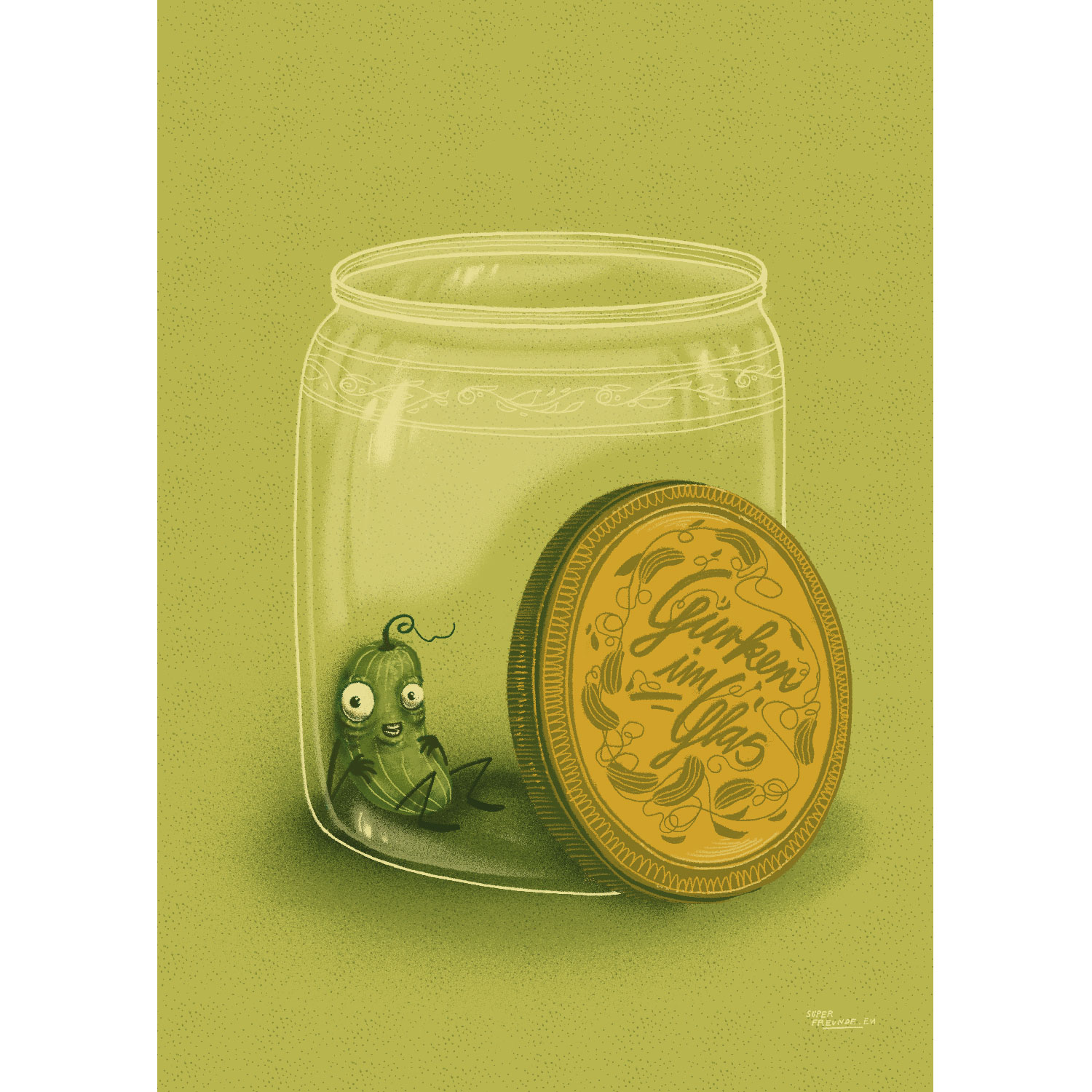 Die letzte Gurke, Plakat A3