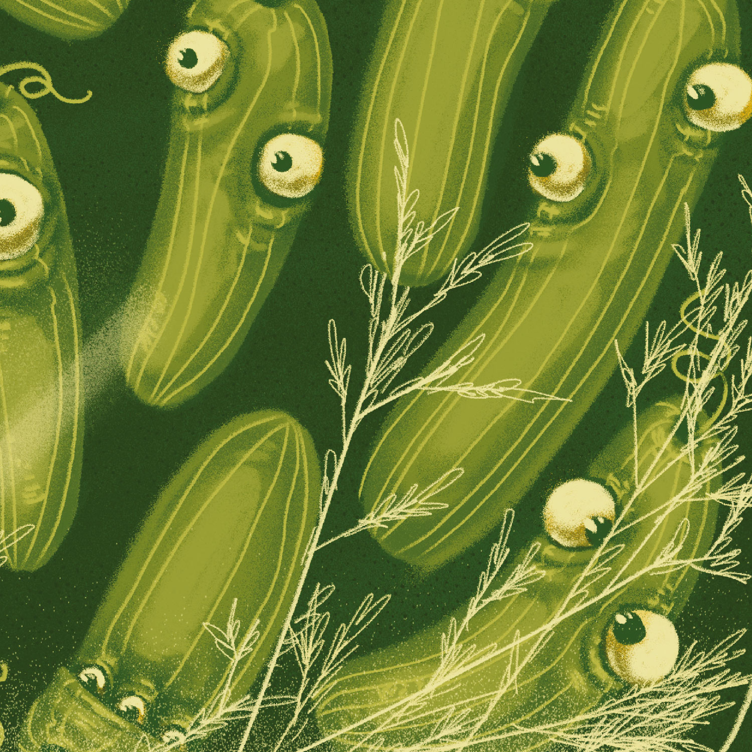 Gurken im Glas, Plakat A3