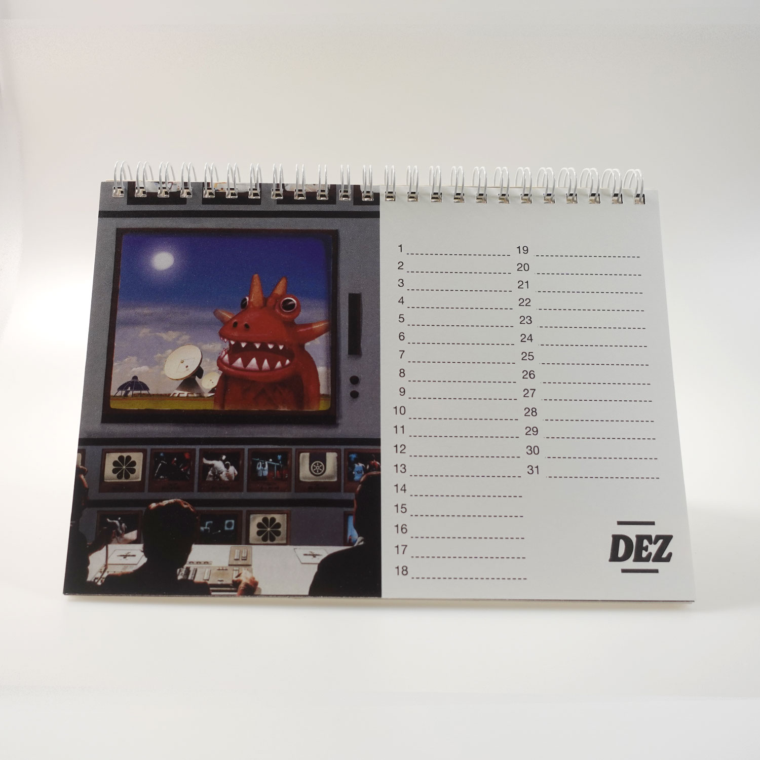 Kalender der Zerstörung, Tischkalender A5 Querformat