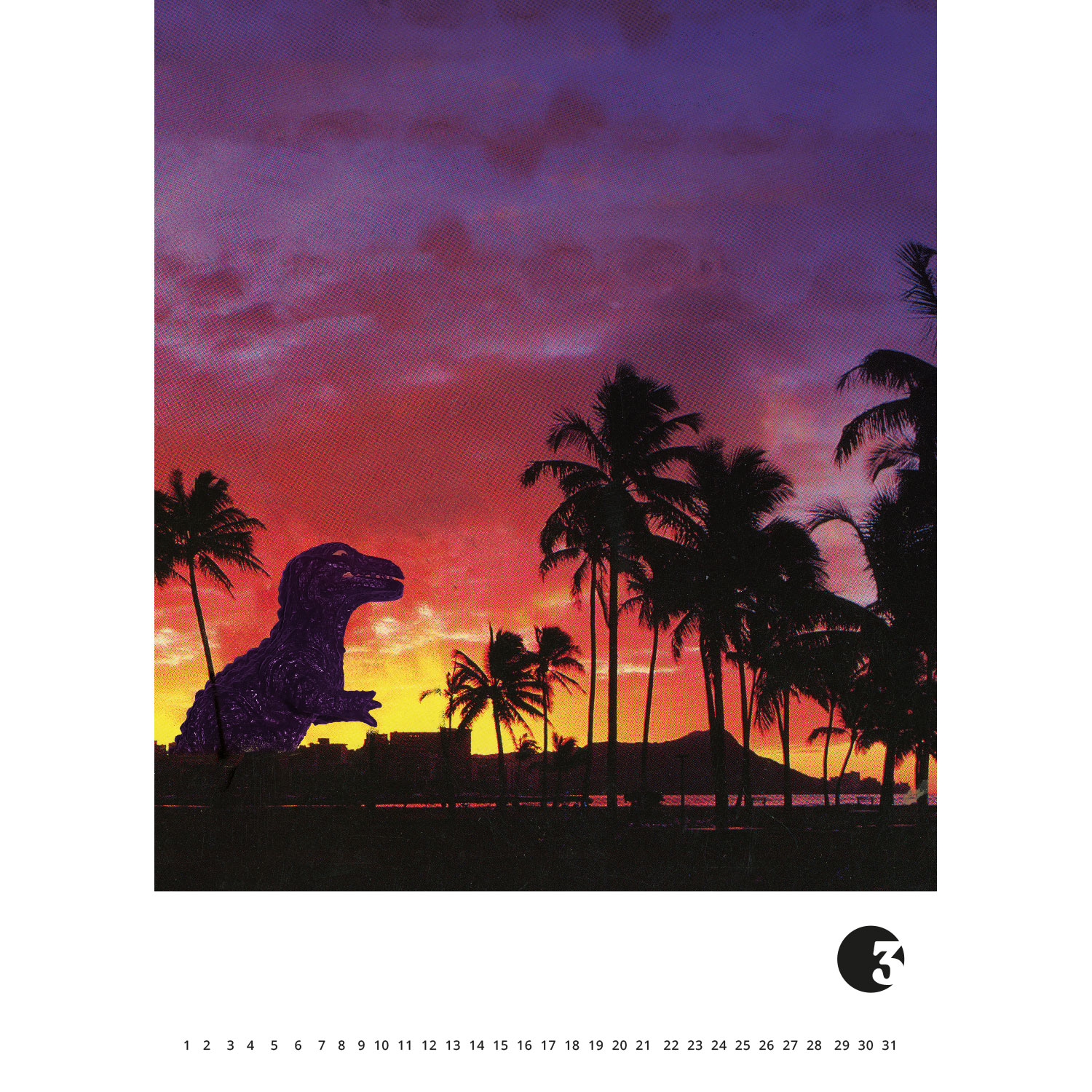 Kalender der Zerstörung 3 - The Way to Utopia, Immerwährender Kalender A4