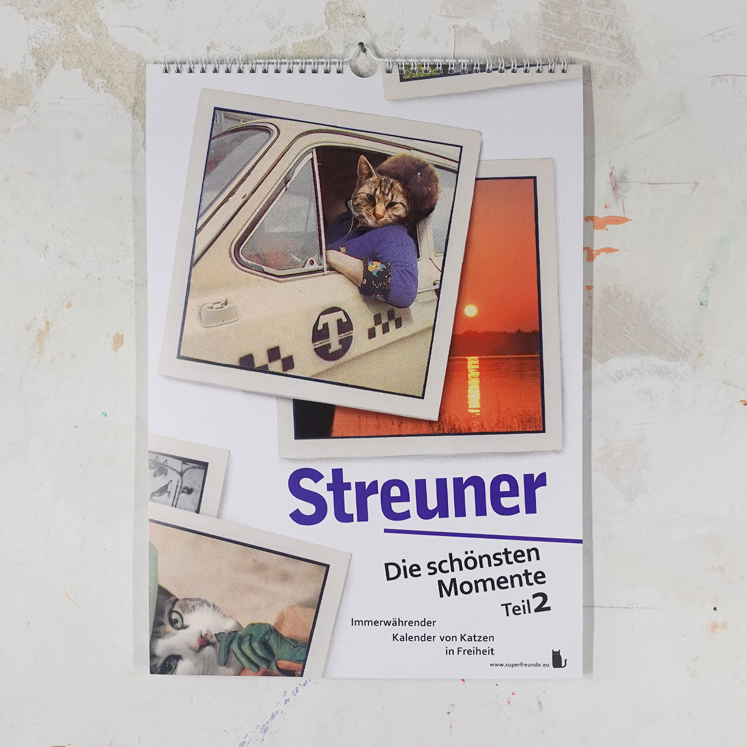 Streuner die schönsten Momente Teil2 , Immerwährender Kalender A3