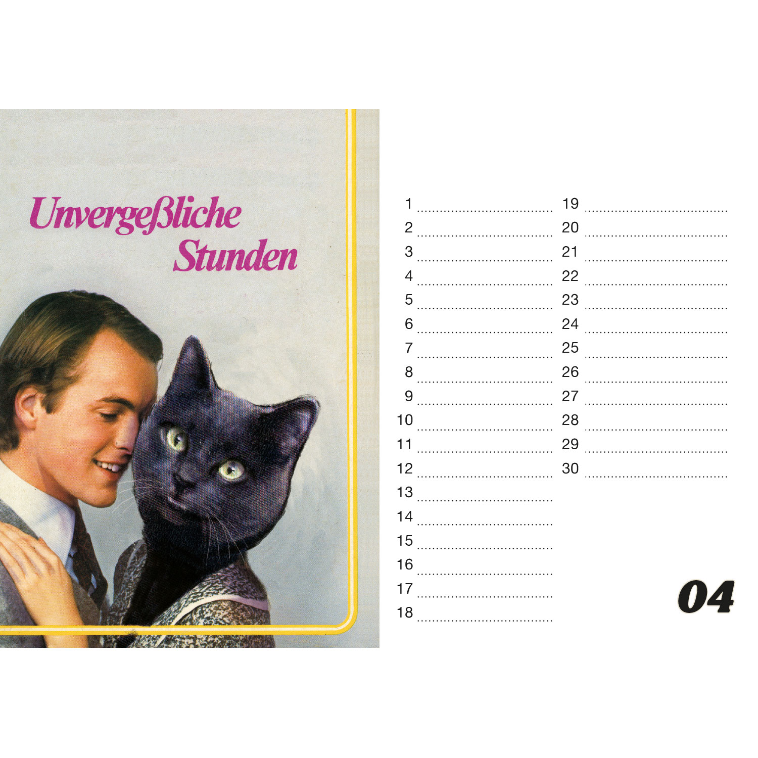 Streuner, Tischkalender A5 Querformat