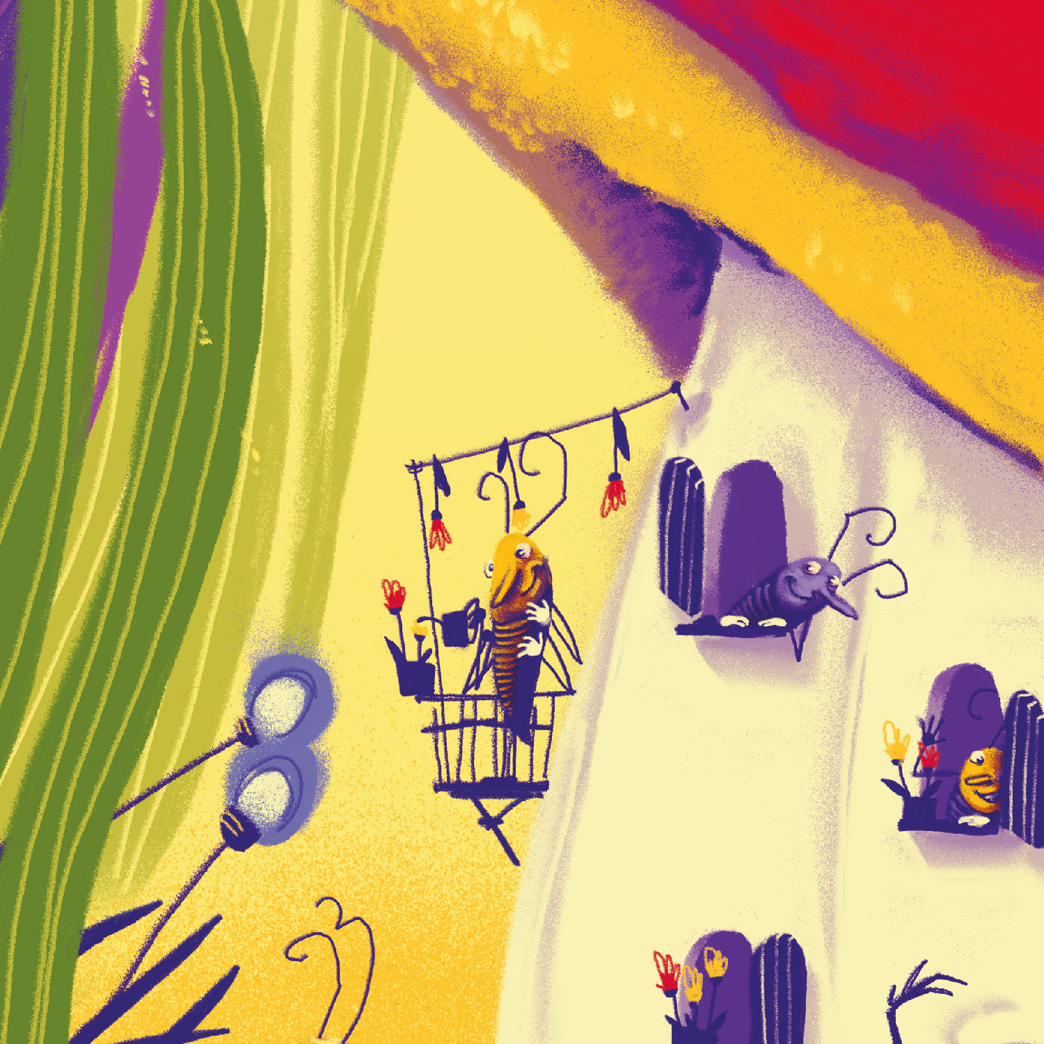 Pilzhaus, Plakat A3