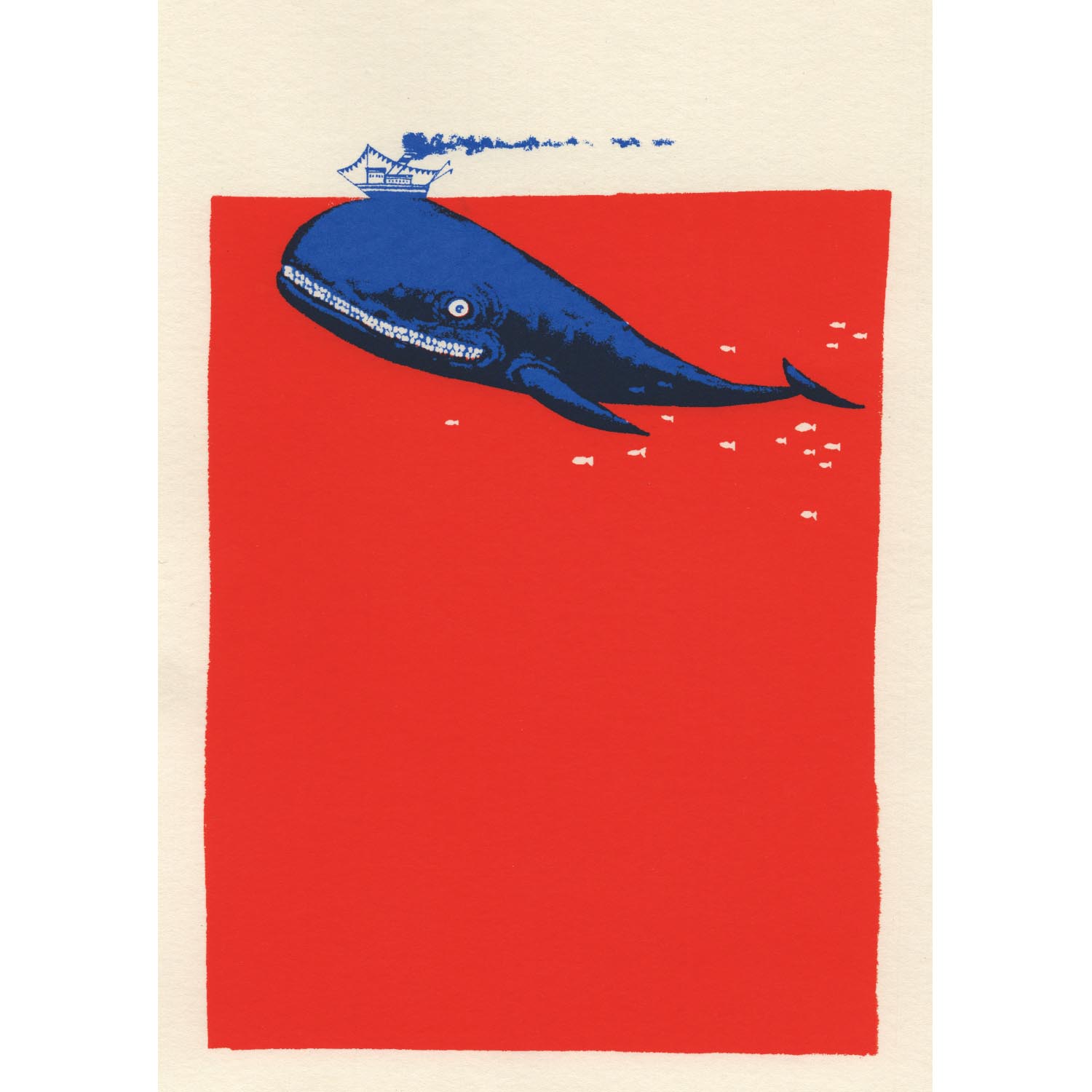 Walfischleben, Plakat A3