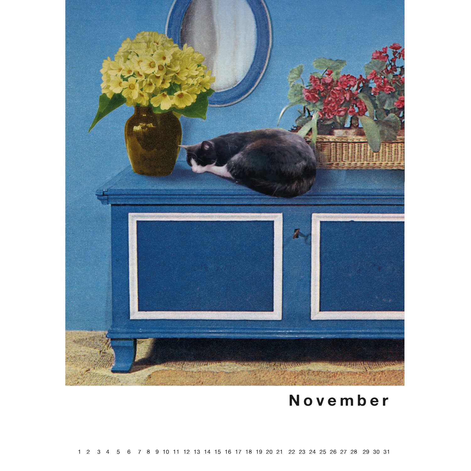 Streuner 2, Immerwährender Kalender A4