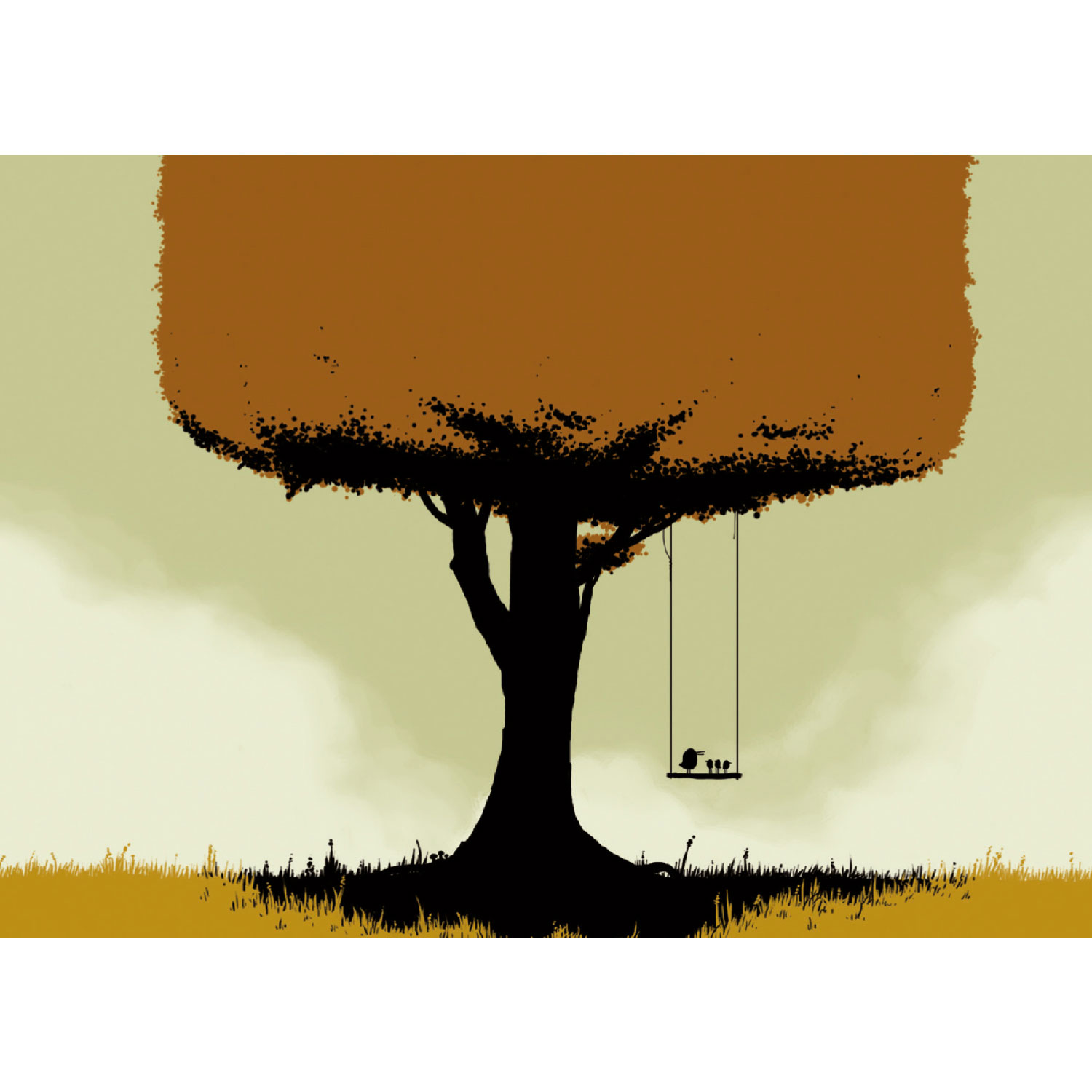 Spielplatzspatzen, Postkarte