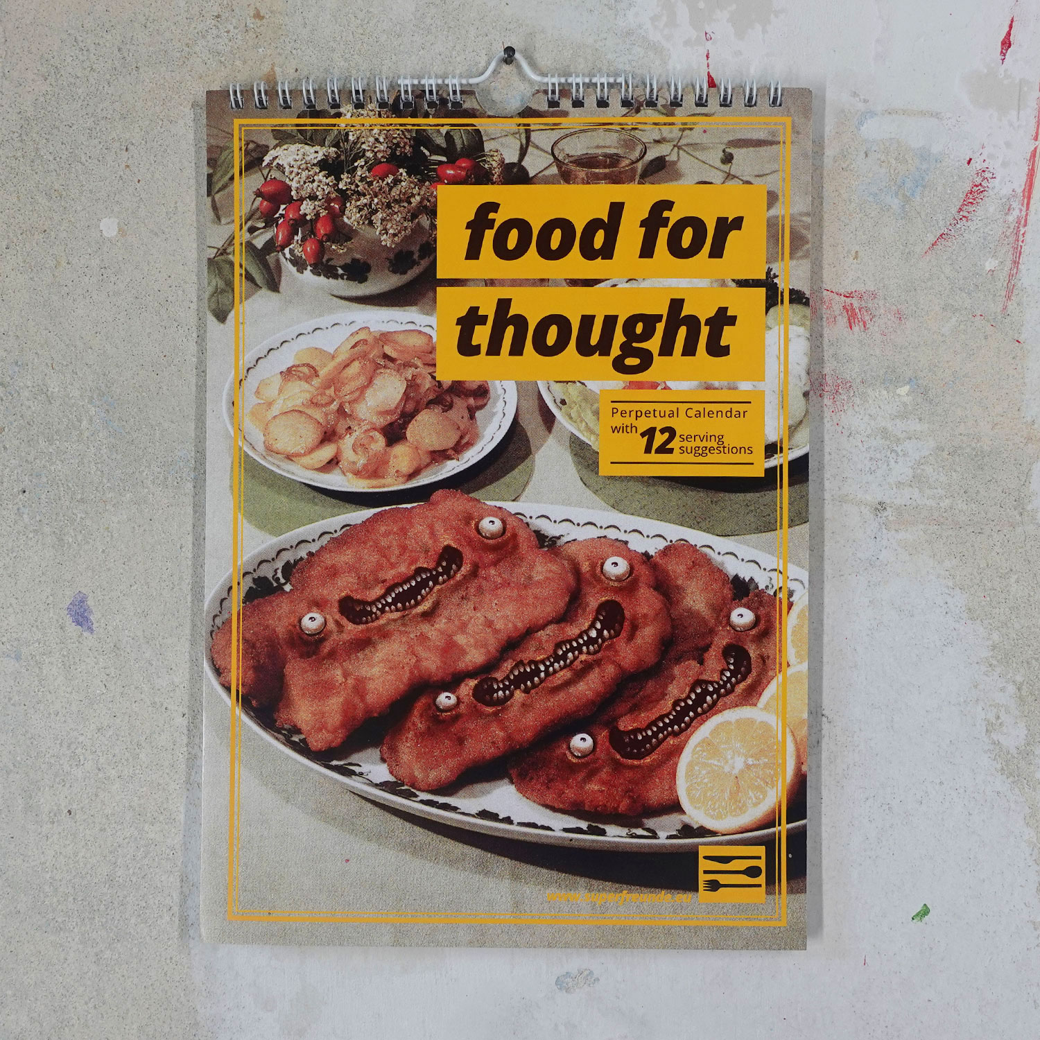 food for throught,  Immerwährender Kalender A4