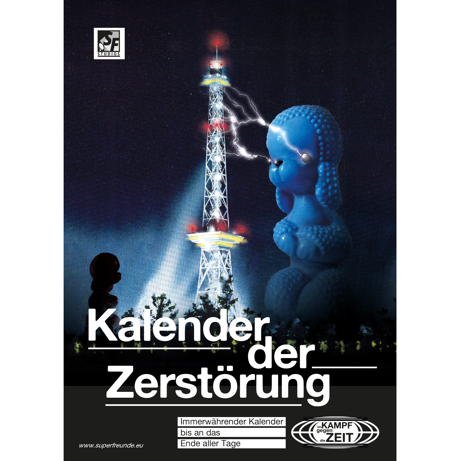 Kalender der Zerstörung - Kampf gegen die Zeit, Immerwährender Kalender A4