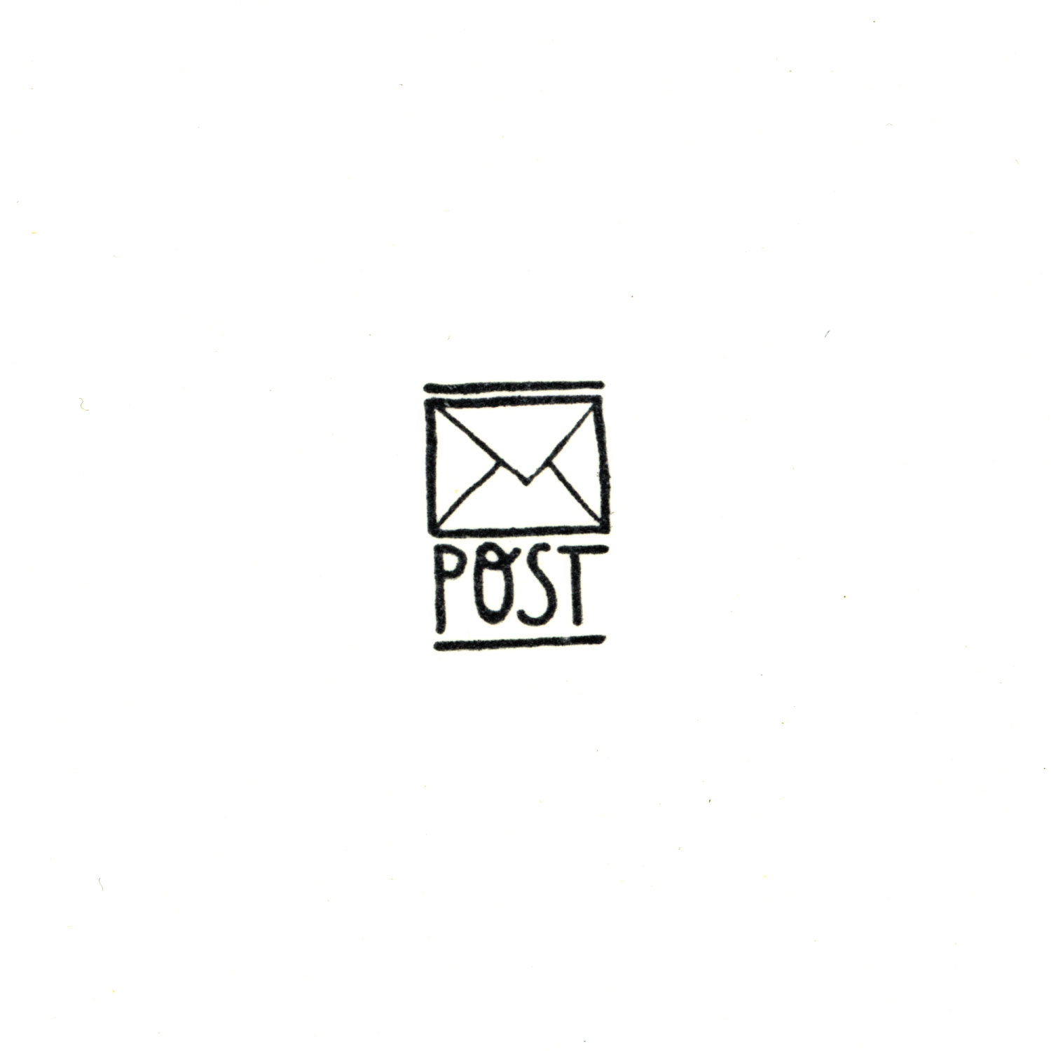 Post 1 / Einzelstempel /2x2cm