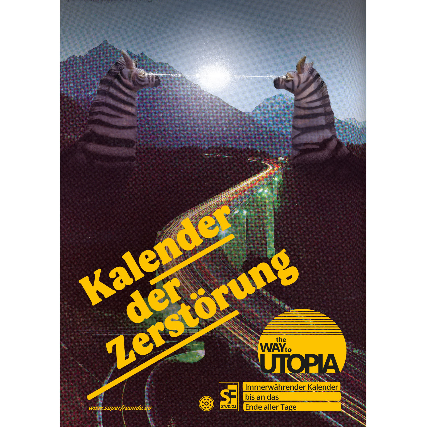 Kalender der Zerstörung 3 - The Way to Utopia, Immerwährender Kalender A4