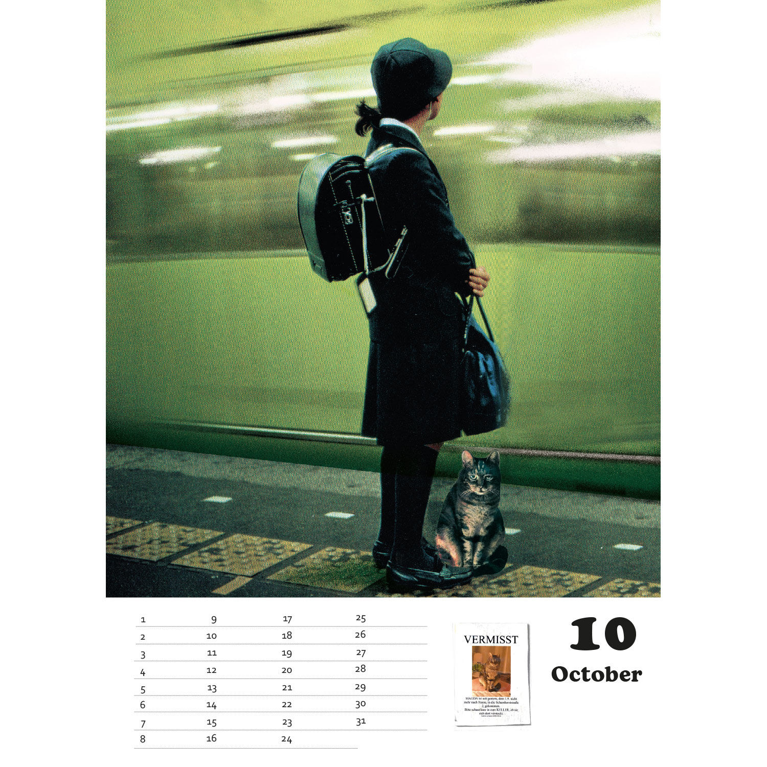 Stray 2, immerwährender Kalender A4