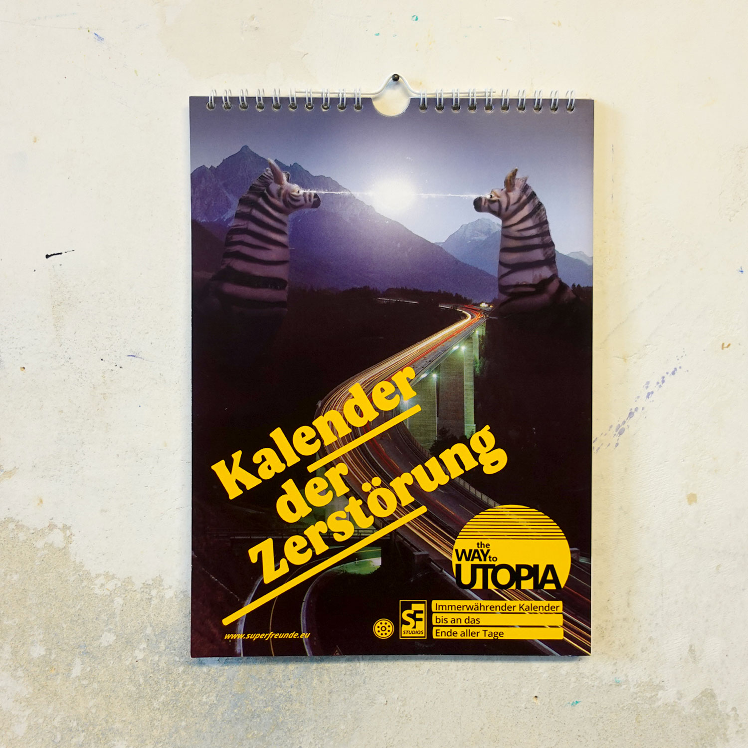 Kalender der Zerstörung 3 - The Way to Utopia, Immerwährender Kalender A4