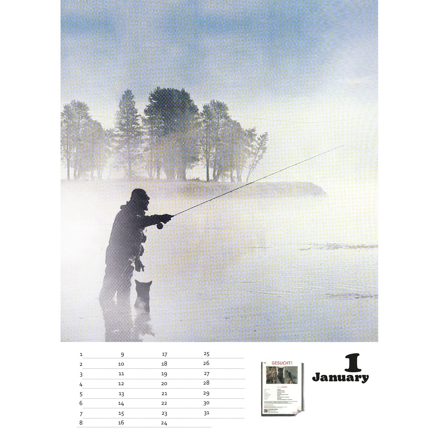 Stray 2, immerwährender Kalender A4