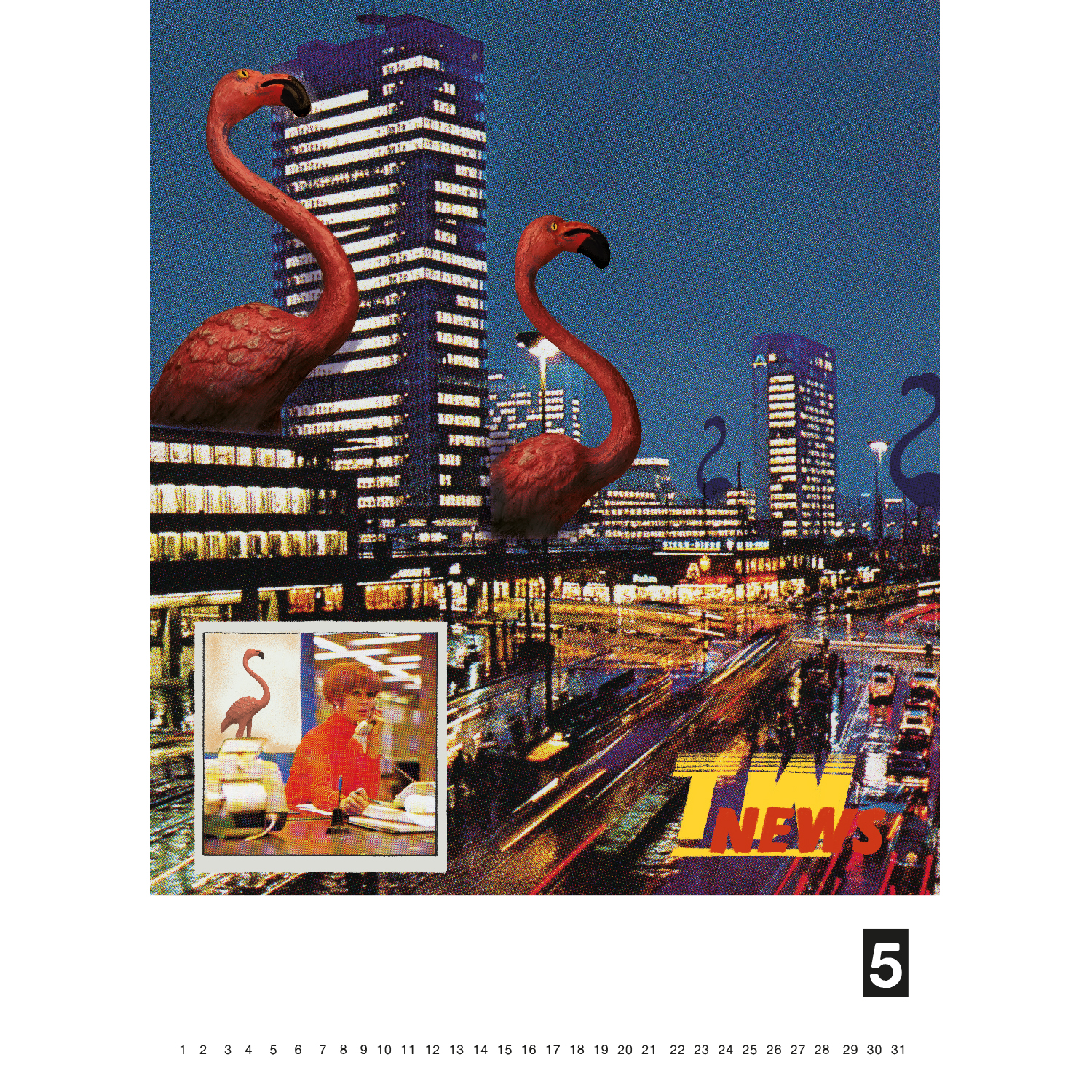 Kalender der Zerstörung - Kampf gegen die Zeit, Immerwährender Kalender A4