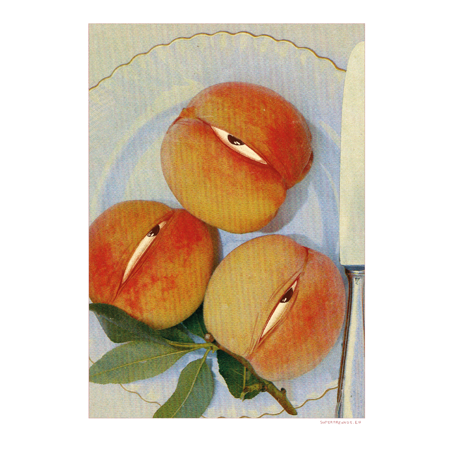 Du bist was du isst - Peaches , Plakat A3
