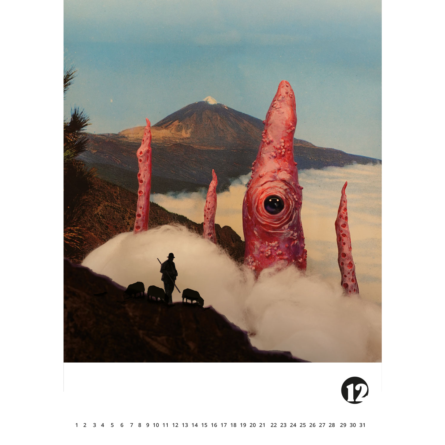 Kalender der Zerstörung 3 - The Way to Utopia, Immerwährender Kalender A4
