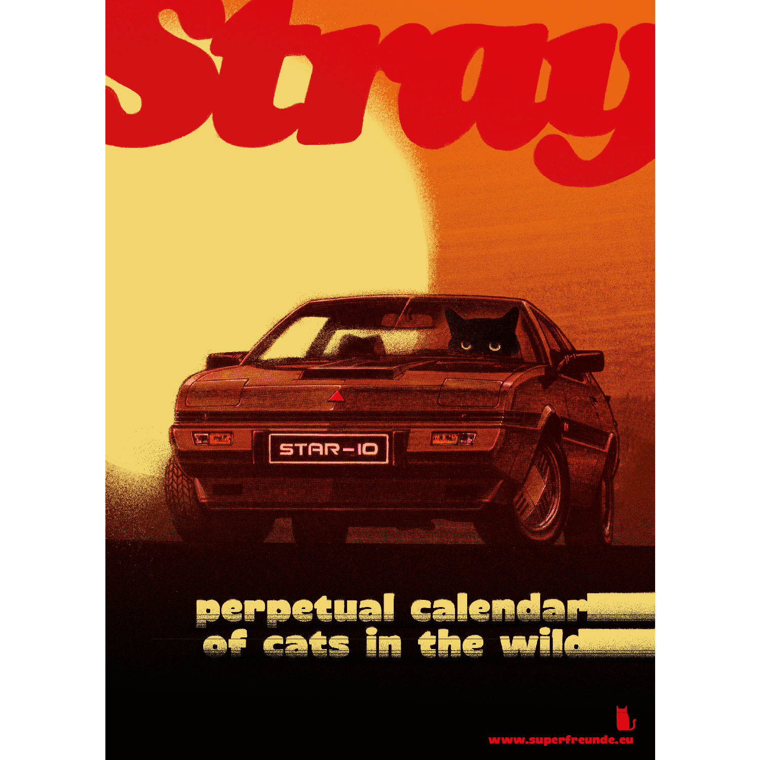 Stray 2, immerwährender Kalender A4