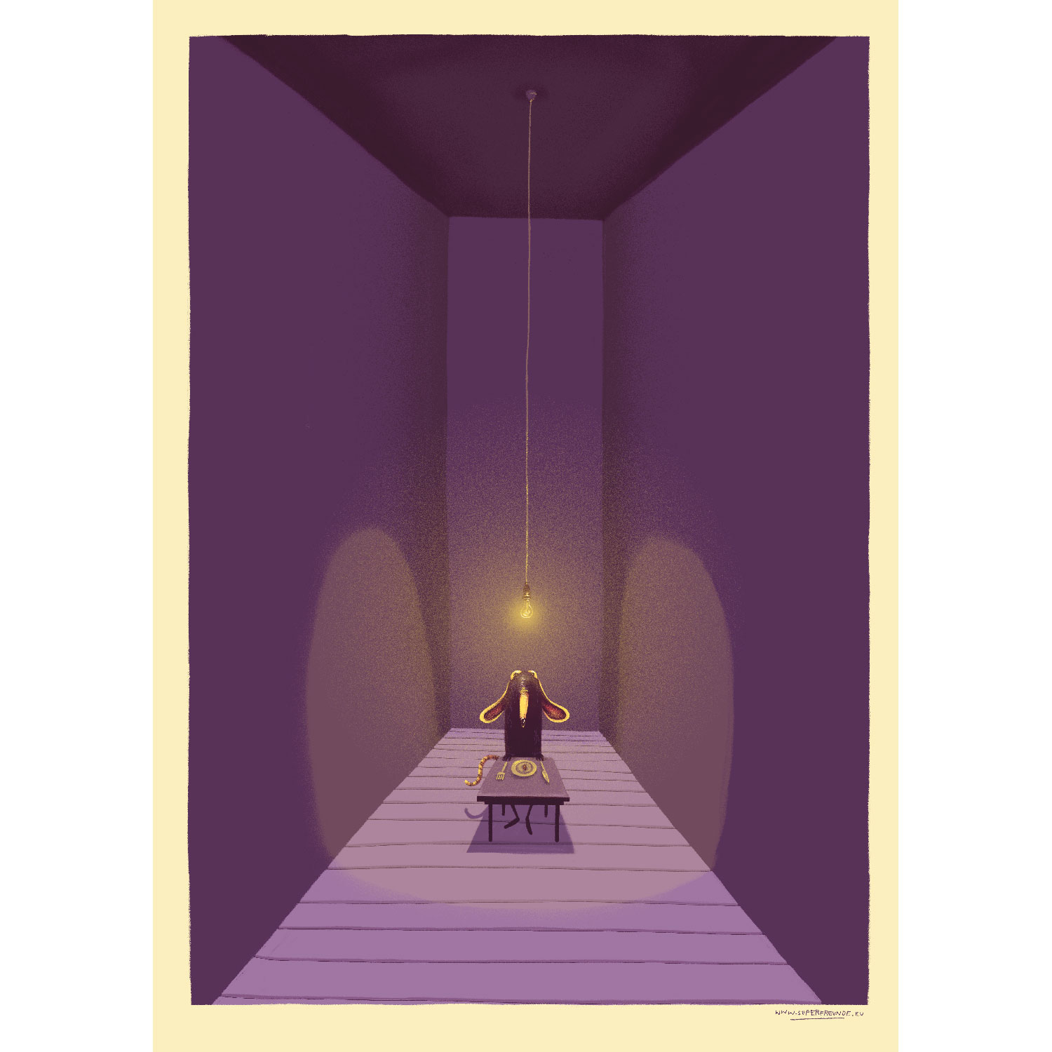 Das kleine Tellerchen, Plakat 50x70