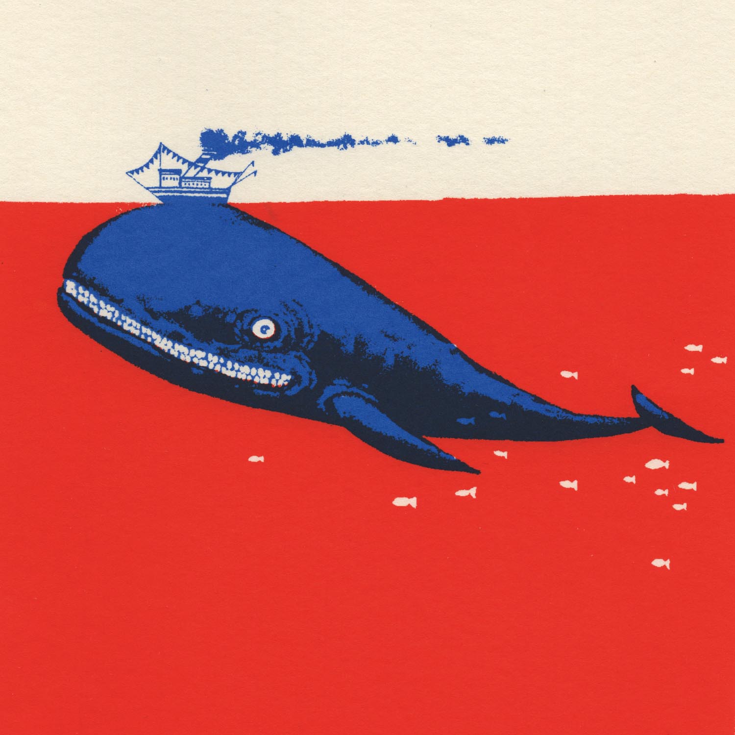 Walfischleben, Plakat A3