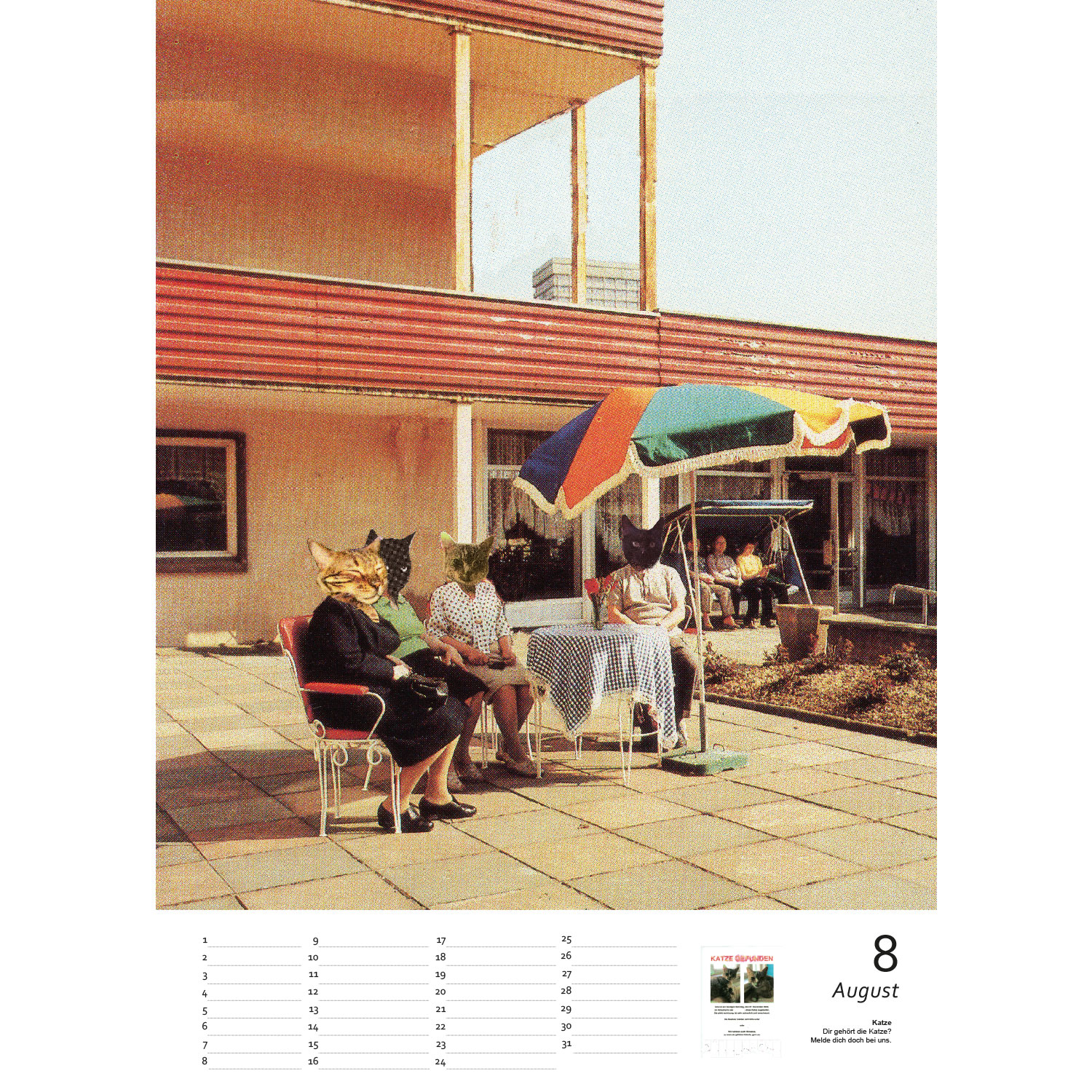 Streuner die schönsten Momente Teil2 , Immerwährender Kalender A3