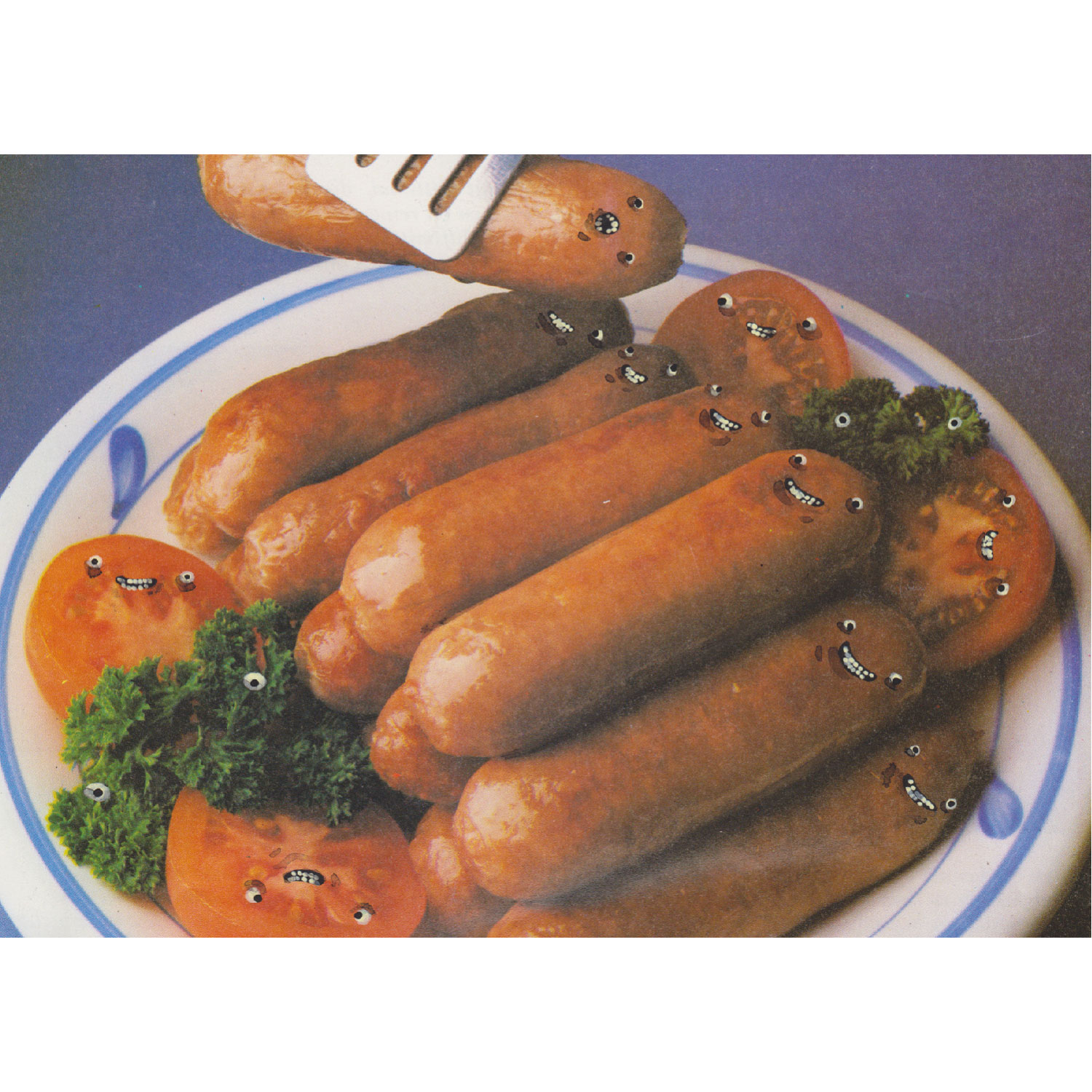 Du bist was du isst, Postkarte