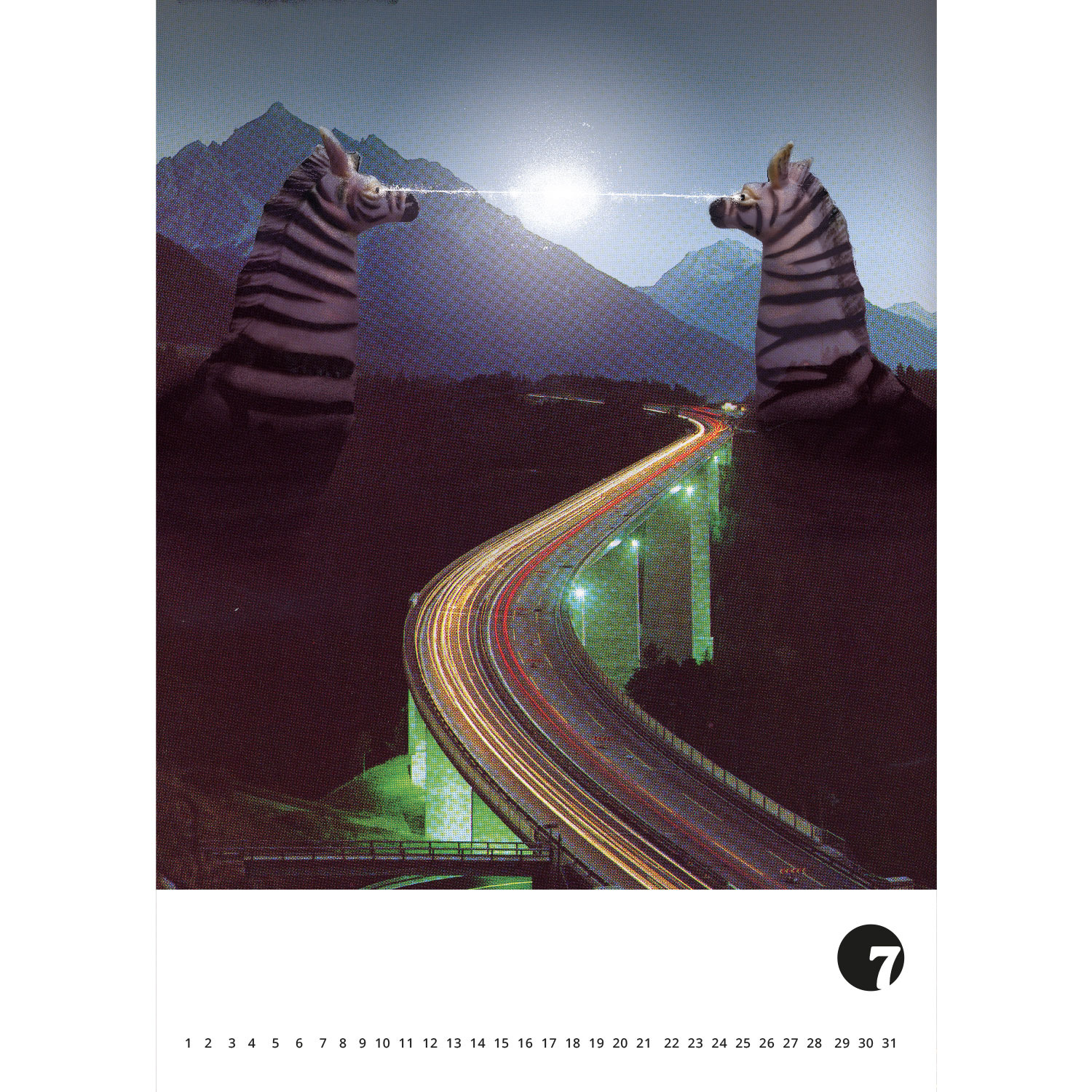 Kalender der Zerstörung 3 - The Way to Utopia, Immerwährender Kalender A4