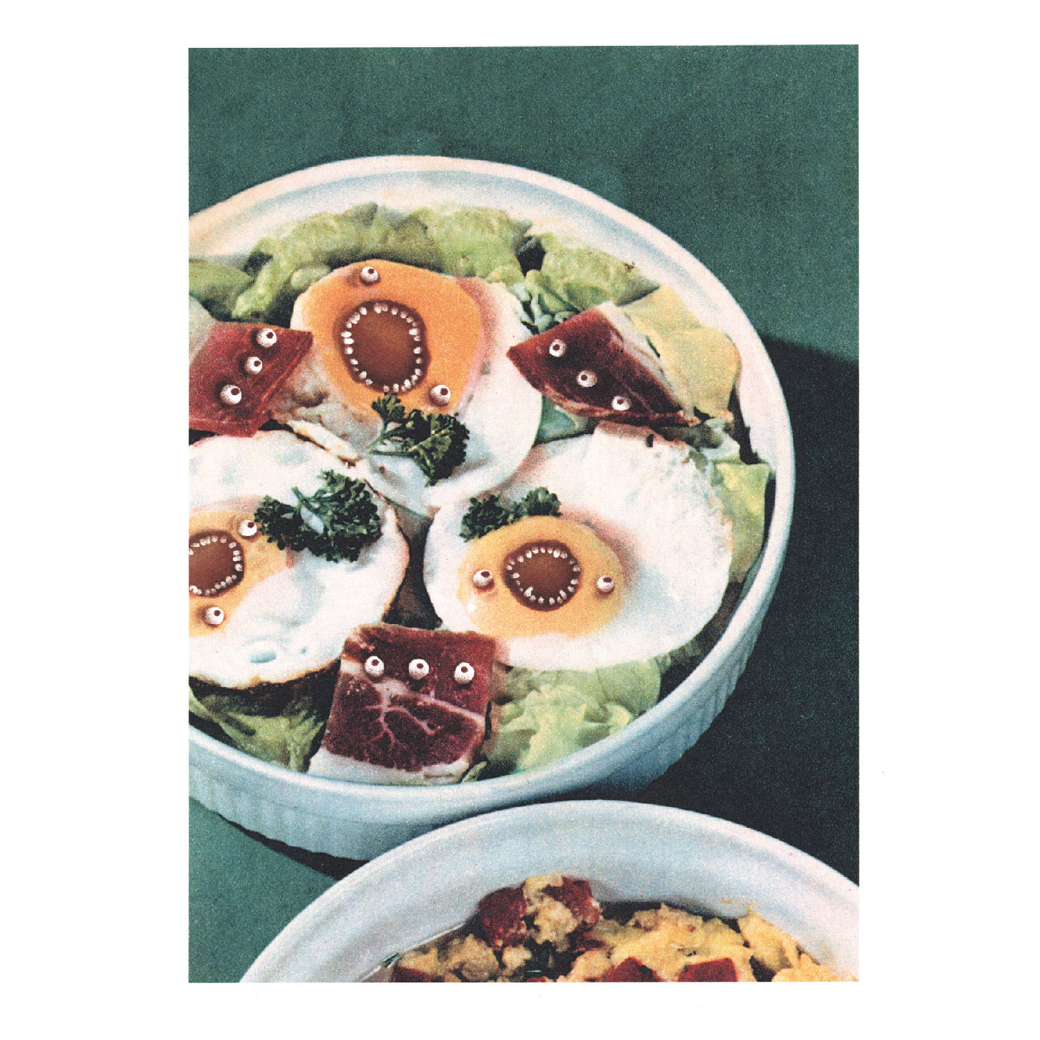 Du bist was du isst - Spiegelei, Postkarte